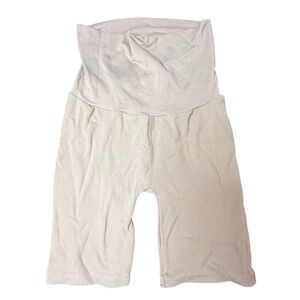 Isabel Maternity‎ Womens Seamless Bike Short Taupe Pre Pregnancy Size Small New